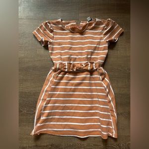 Habitual Dress size 5/6 orange and white stripped.
